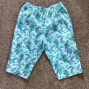 Women’s Floral Print Bermuda Shorts Sz Petite Large